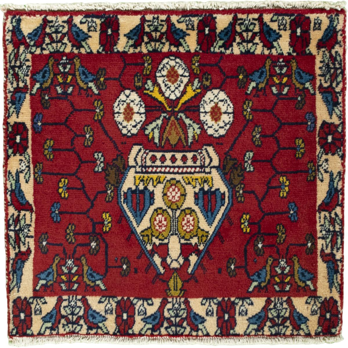 Tappeto persiano Shiraz 58x60 58x60, Tappeto persiano Annodato a mano