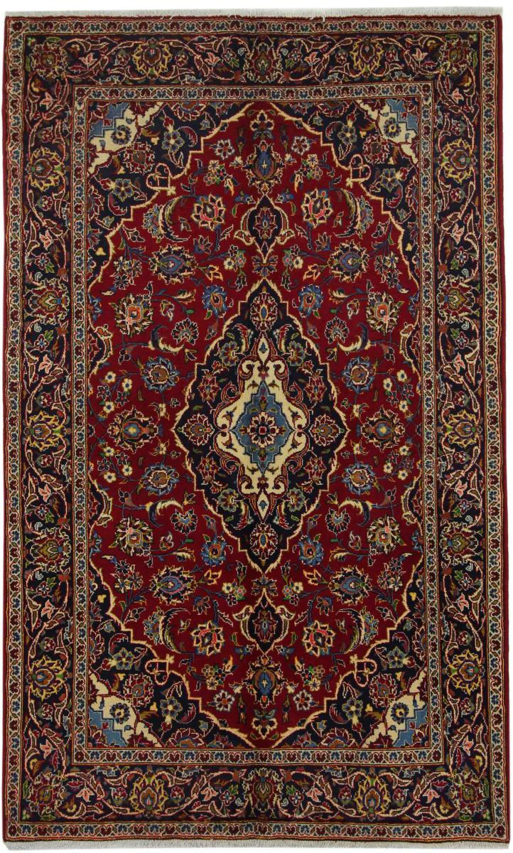 Περσικό χαλί Keshan 228x138 228x138, Περσικό χαλί Οι κόμποι έγιναν με το χέρι