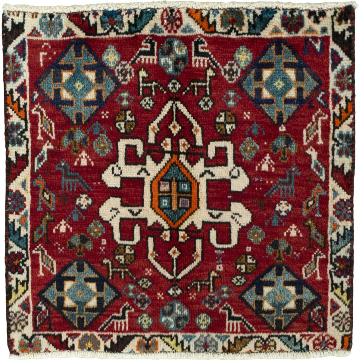 Persian Rug Shiraz 57x56 57x56, Persian Rug Knotted by hand