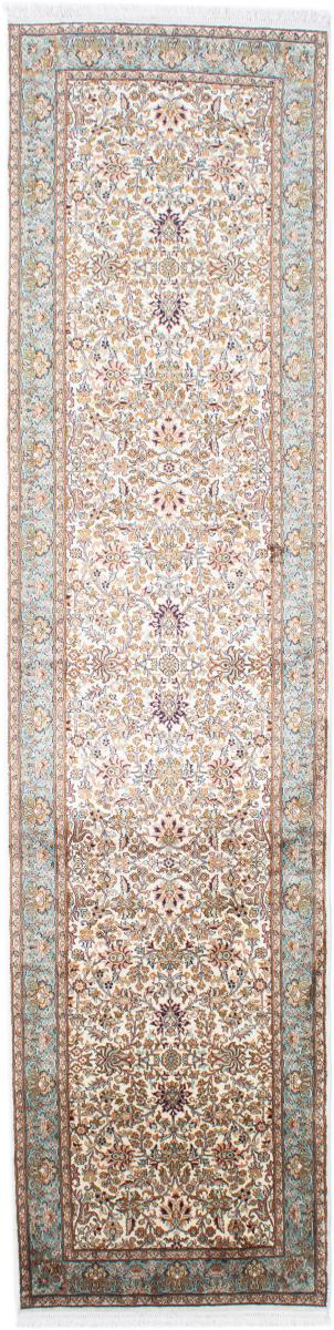Tappeto indiano Cachemire di Seta 299x74 299x74, Tappeto persiano Annodato a mano