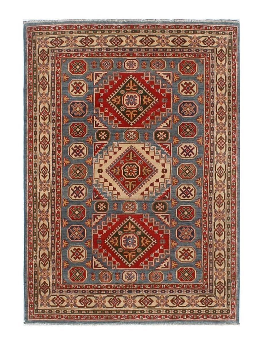 Afghan rug Kazak Ghazni 211x155 211x155, Persian Rug Knotted by hand