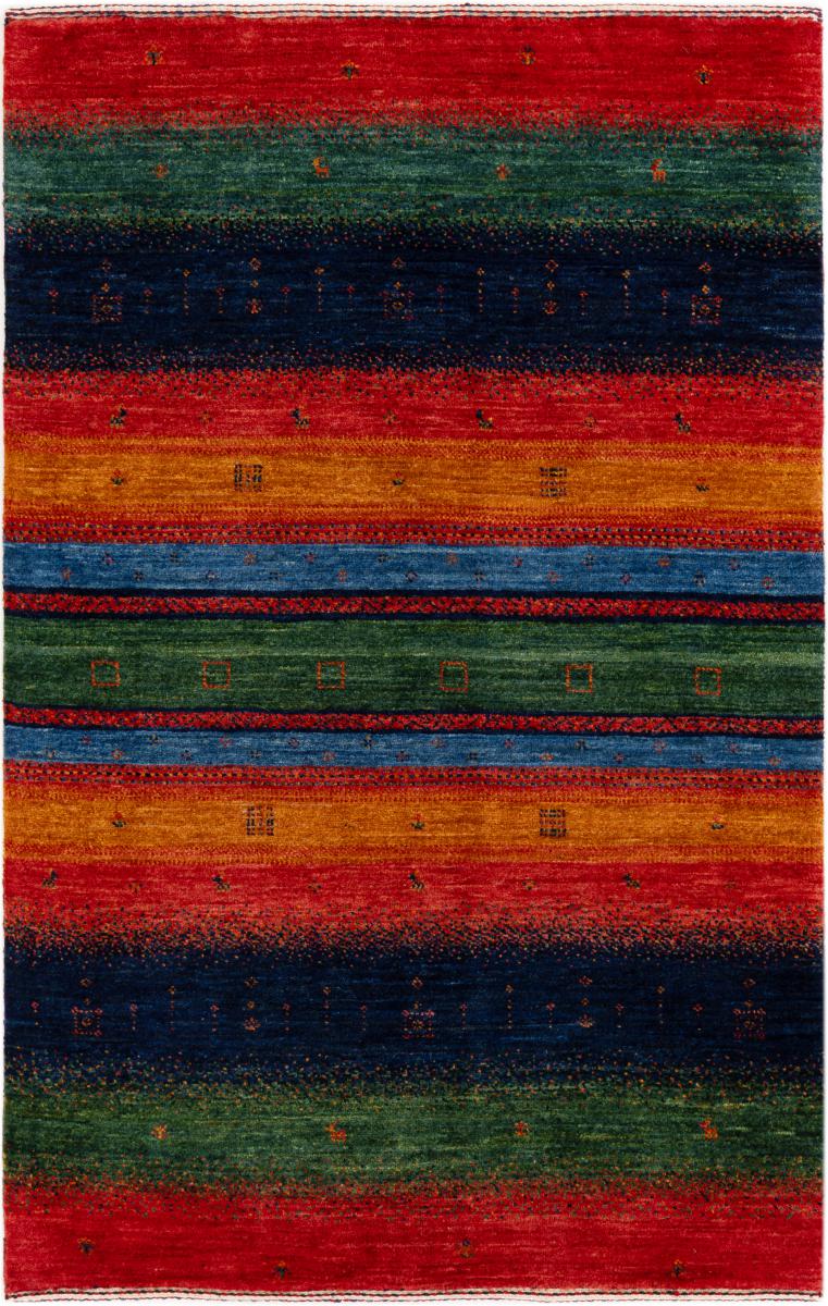 Tappeto persiano Persiano Gabbeh Loribaft Atelier 123x81 123x81, Tappeto persiano Annodato a mano
