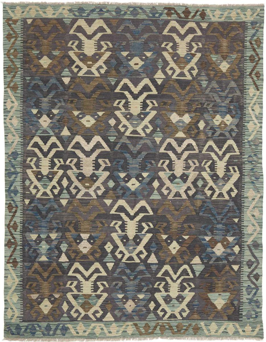 Tapis afghan Kelim Afghan 206x161 206x161, Tapis persan Tissé à la main
