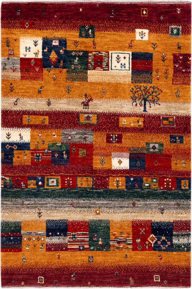 Persian rug Persian Gabbeh Loribaft Atelier 124x84 124x84, Persian rug Hand-knotted