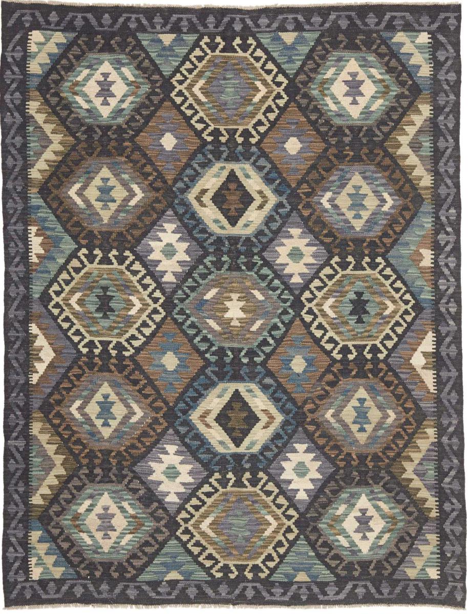 Afghanischer Teppich Kelim Afghan 202x155 202x155, Perserteppich Handgewebt