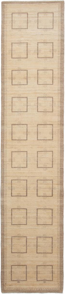 Persian Rug Persian Gabbeh Design 344x74 344x74, Persian Rug Knotted by hand