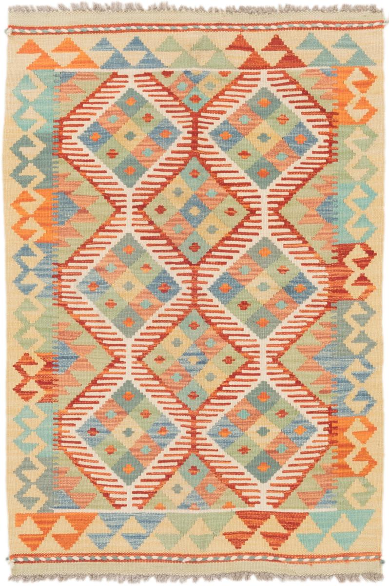 Tapete afegão Kilim Afegão 121x81 121x81, Tapete persa Tecido à mão