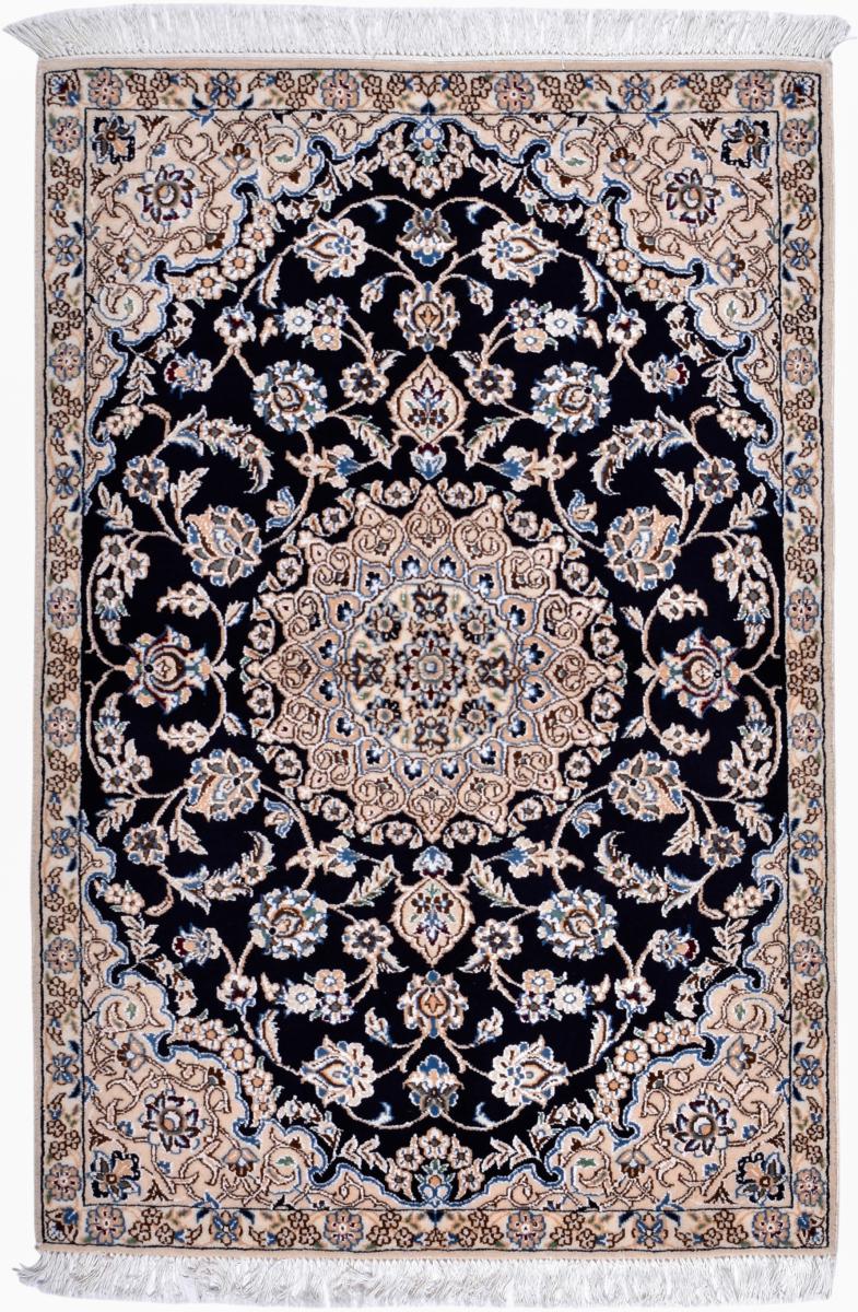 Tapis persan Nain 9La 136x91 136x91, Tapis persan Noué à la main