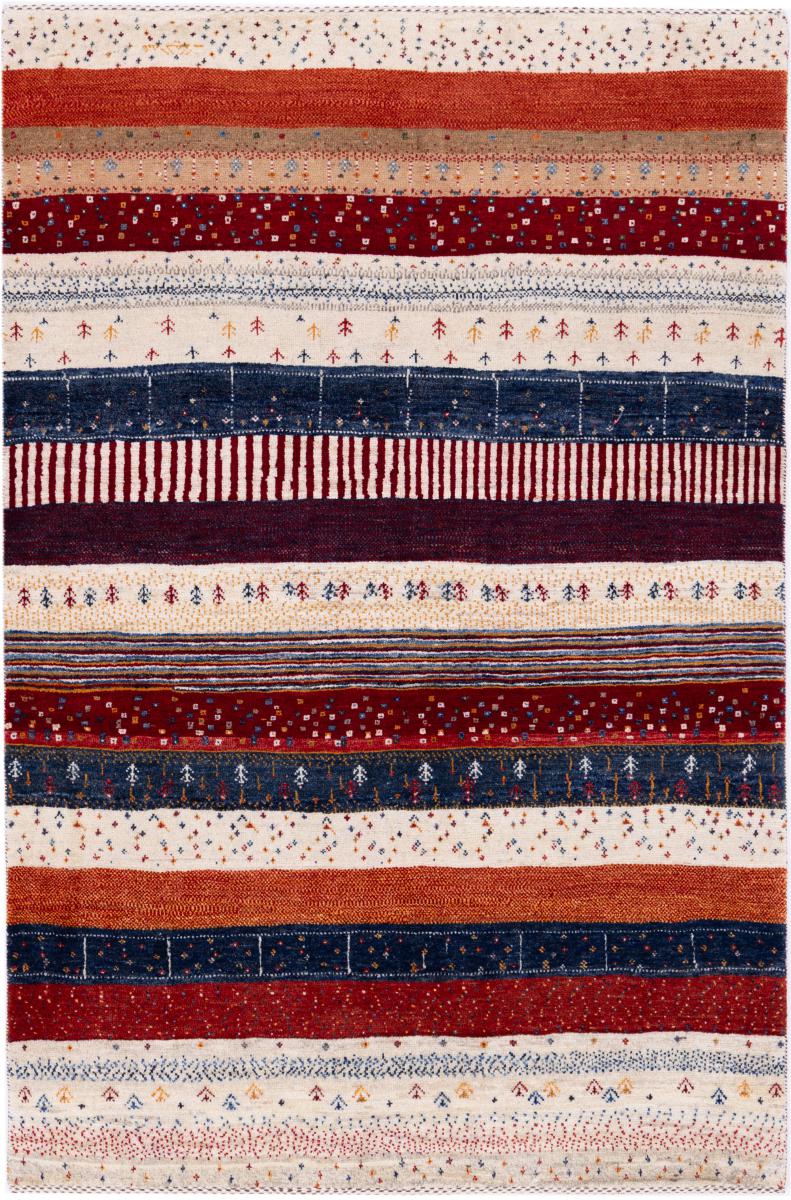 Tapis persan Persan Gabbeh Kashkuli Edition 197x131 197x131, Tapis persan Noué à la main