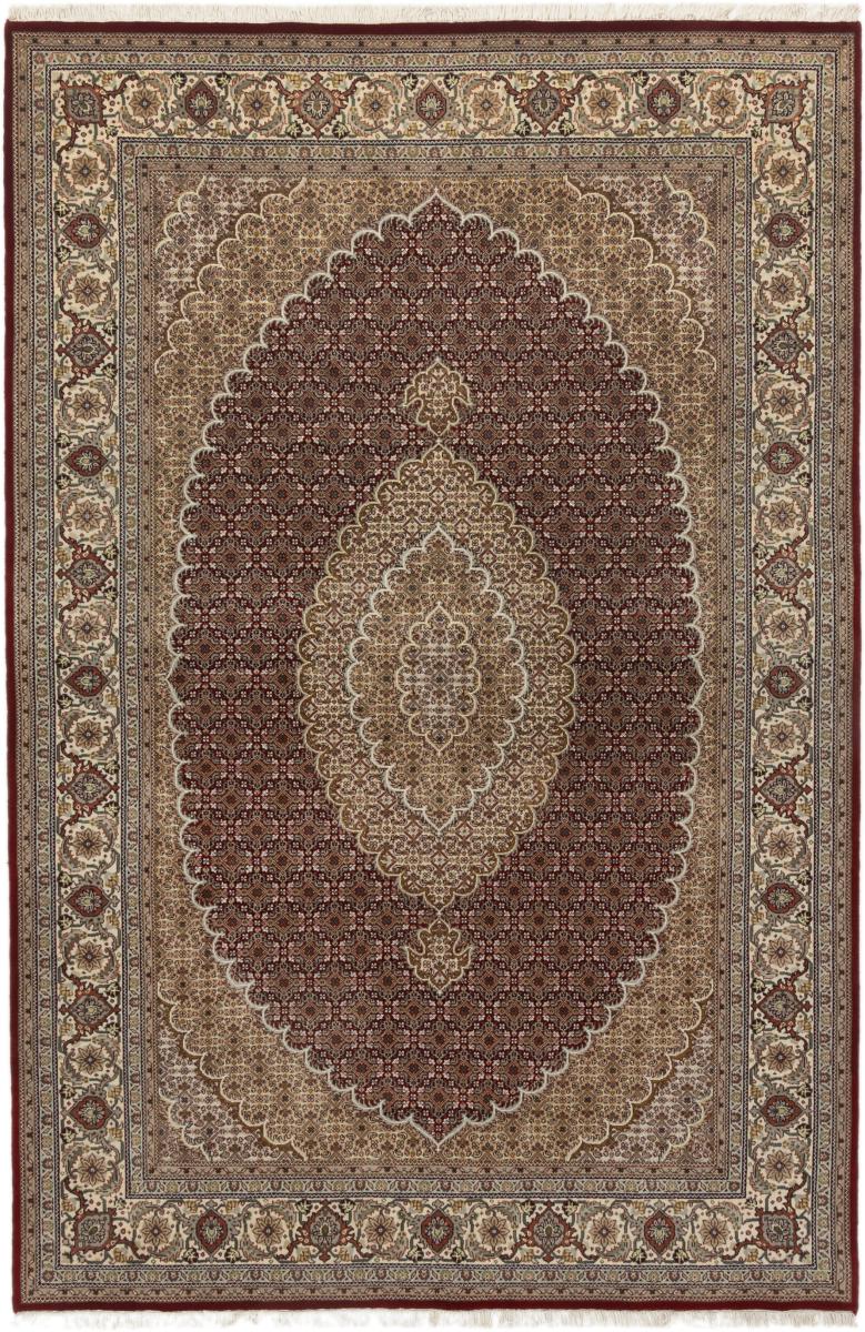 Tapis indien Indo Tabriz Mahi 295x198 295x198, Tapis persan Noué à la main