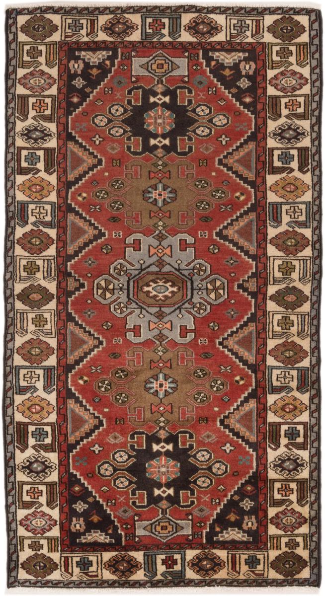 Persian Rug Hamadan 186x99 186x99, Persian Rug Knotted by hand