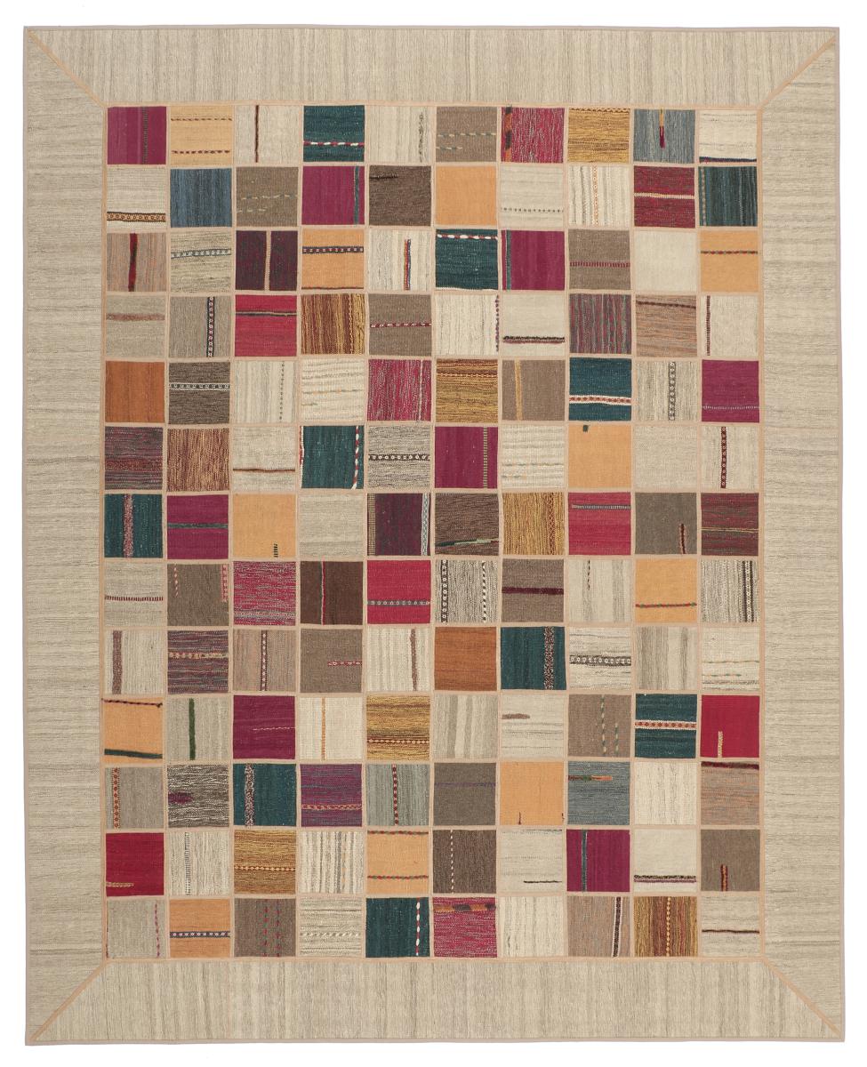 Tapete persa Kilim Patchwork 9'11"x8'3" 9'11"x8'3", Tapete persa Tecido à mão