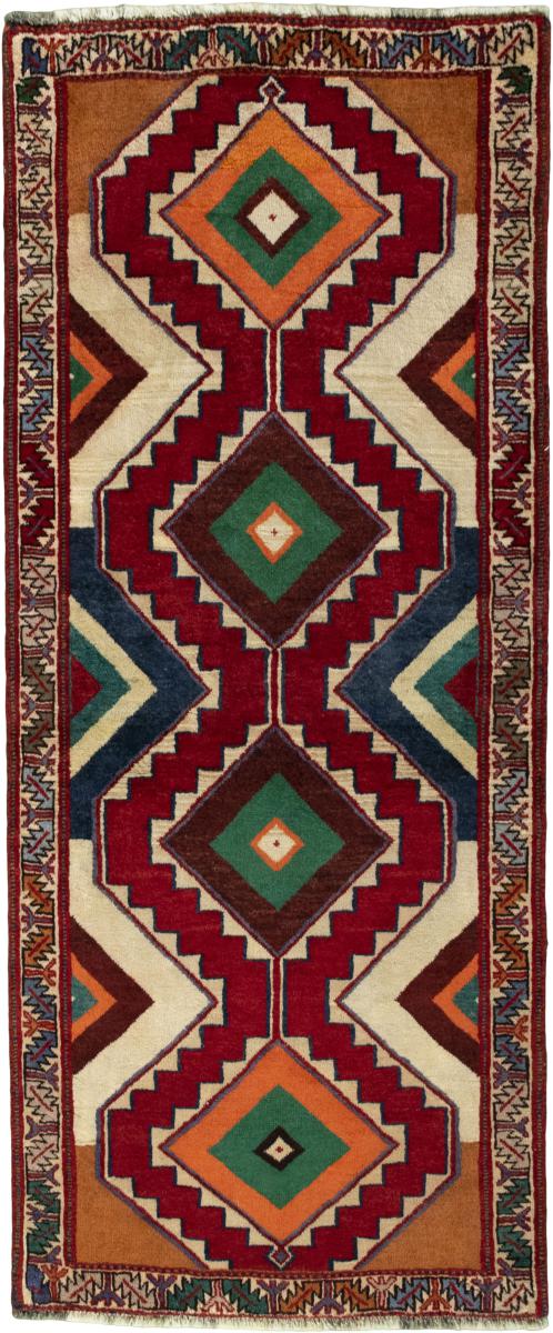 Persialainen matto Persia Gabbeh Ghashghai 194x83 194x83, Persialainen matto Solmittu käsin