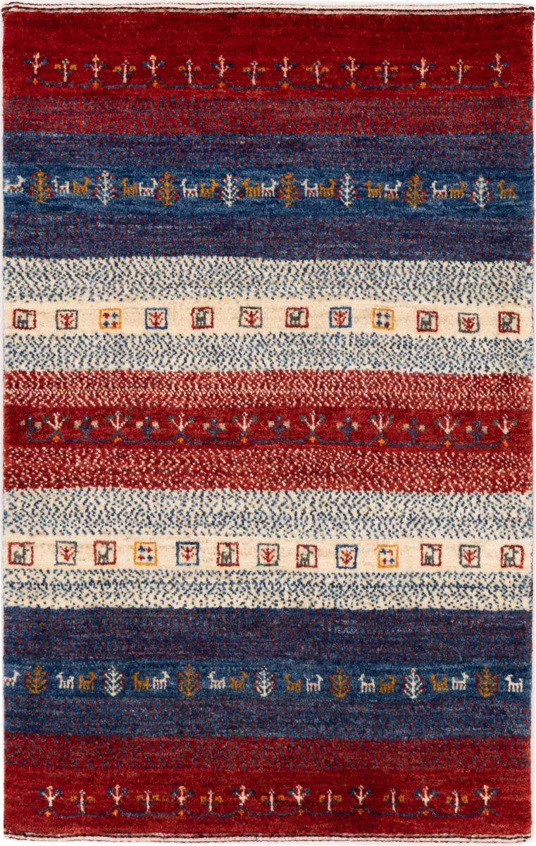 Perzisch tapijt Perzisch Gabbeh Loribaft Nowbaft 98x64 98x64, Perzisch tapijt Handgeknoopte