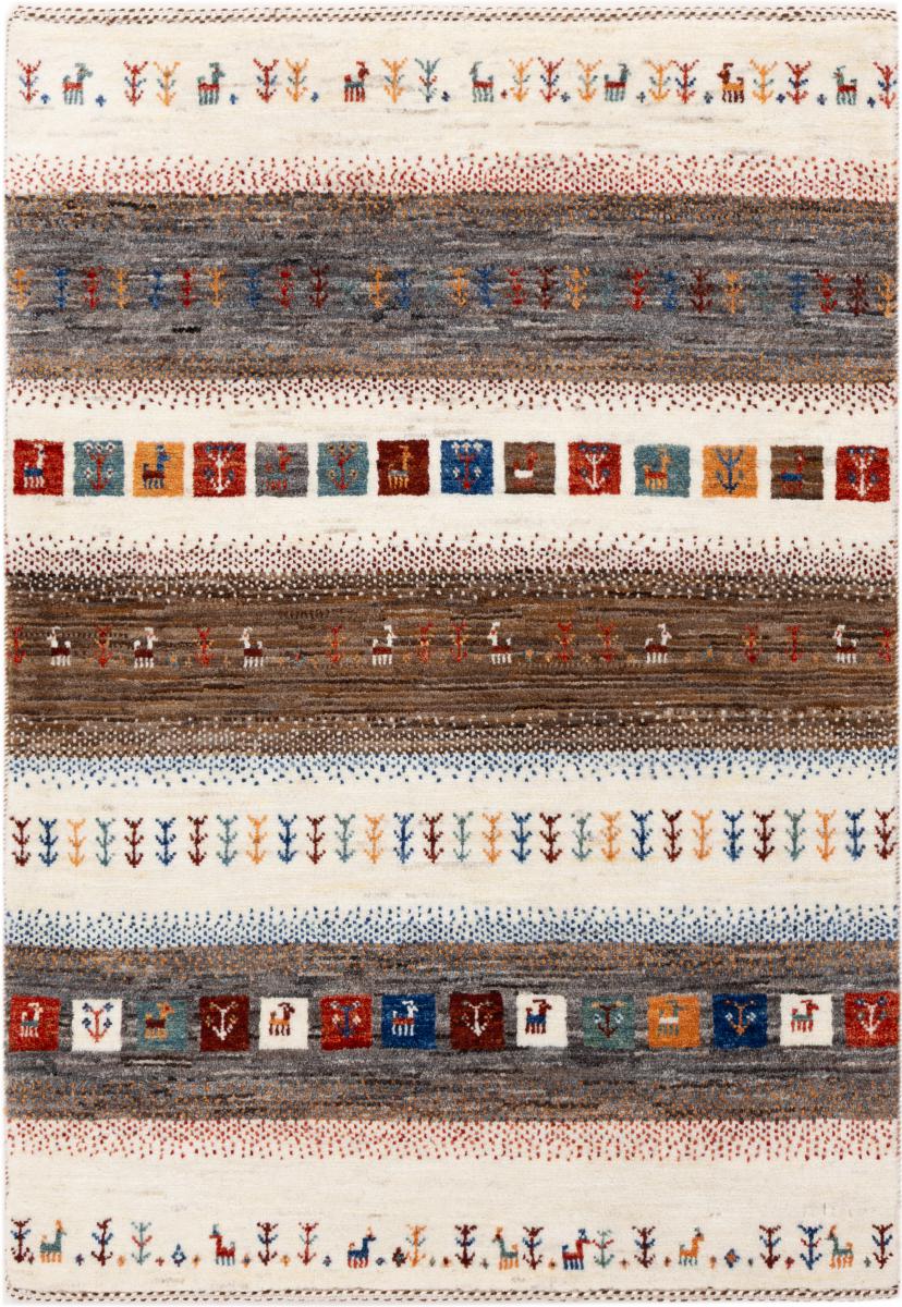 Persisk tæppe Perser Gabbeh Loribaft Atelier 121x82 121x82, Persisk tæppe Håndknyttet