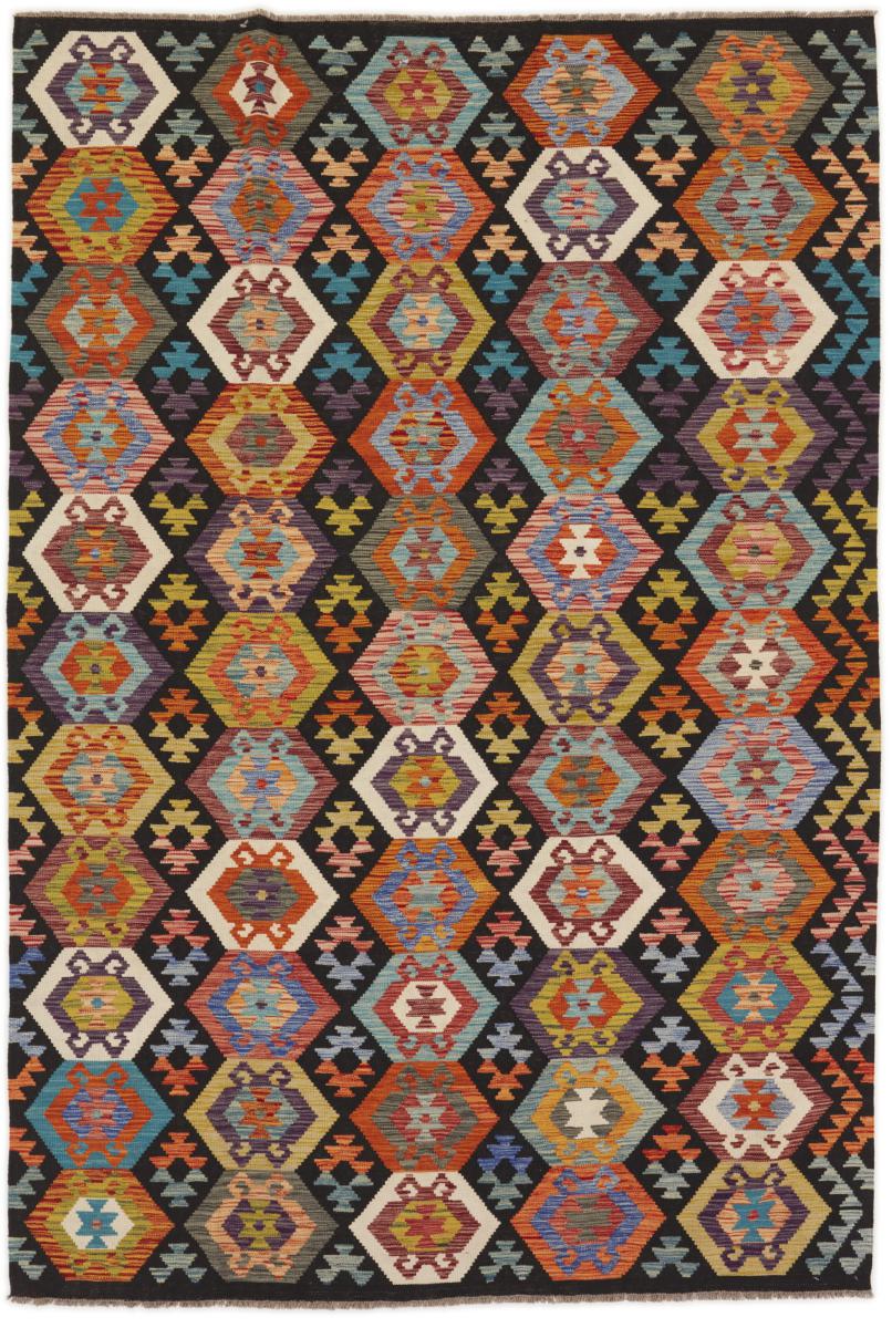 Tapete afegão Kilim Afegão 302x206 302x206, Tapete persa Tecido à mão