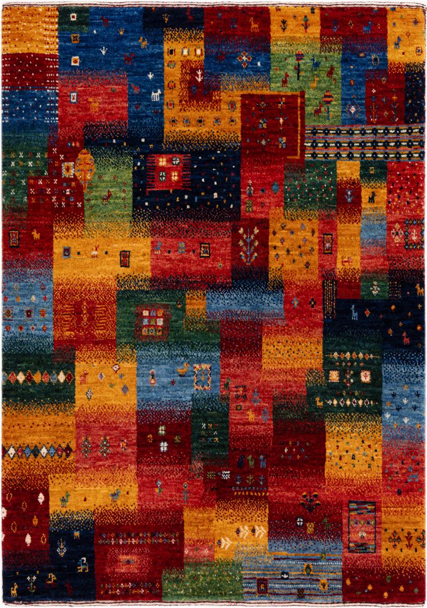 Tapete persa Persa Gabbeh Loribaft Atelier 121x88 121x88, Tapete persa Feito à mão