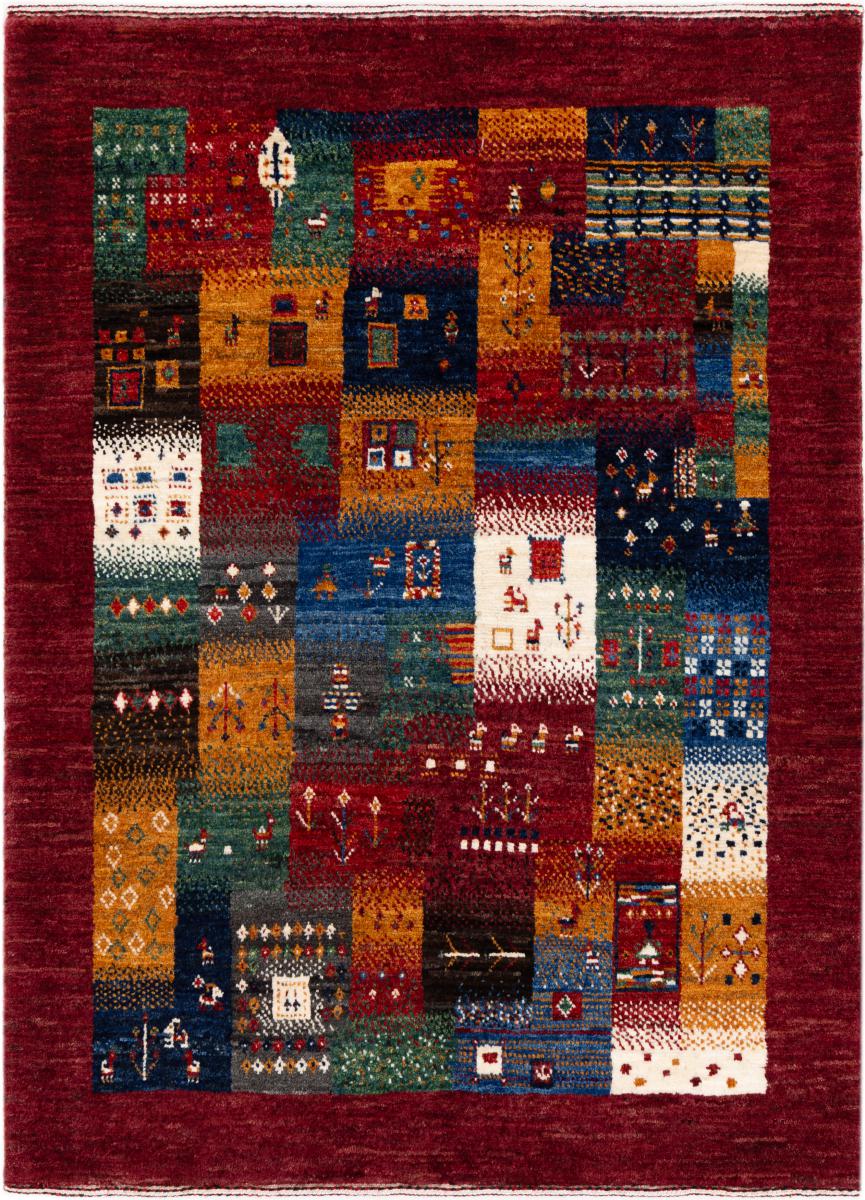 Tapete persa Persa Gabbeh Loribaft Atelier 115x83 115x83, Tapete persa Feito à mão