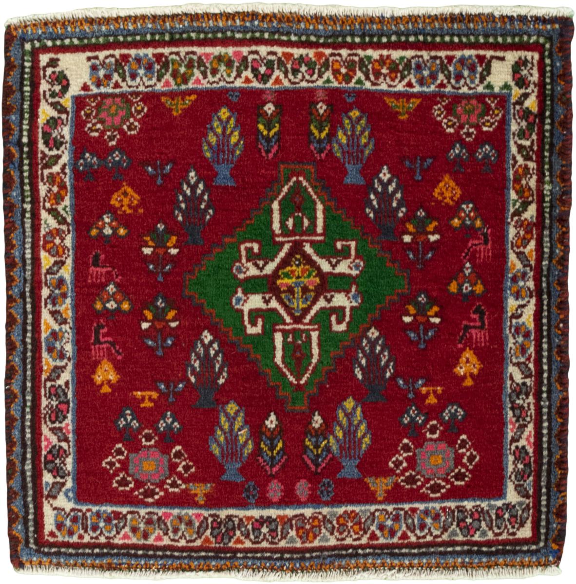 Tappeto persiano Shiraz 57x58 57x58, Tappeto persiano Annodato a mano