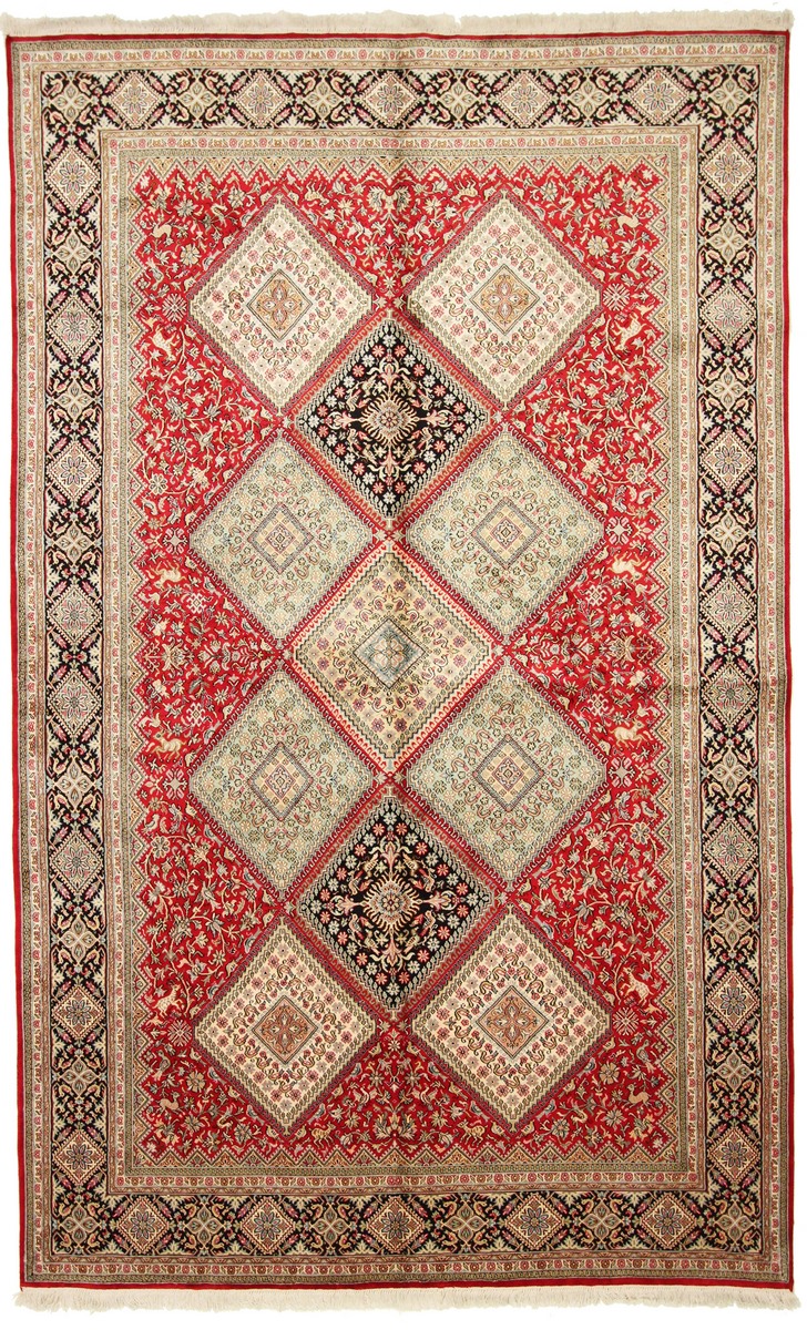 Tapete indiano Kashmir Pura Seda 303x187 303x187, Tapete persa Atado à mão