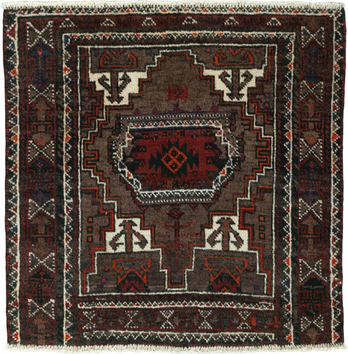 Tapis persan Shiraz 70x70 70x70, Tapis persan Noué à la main