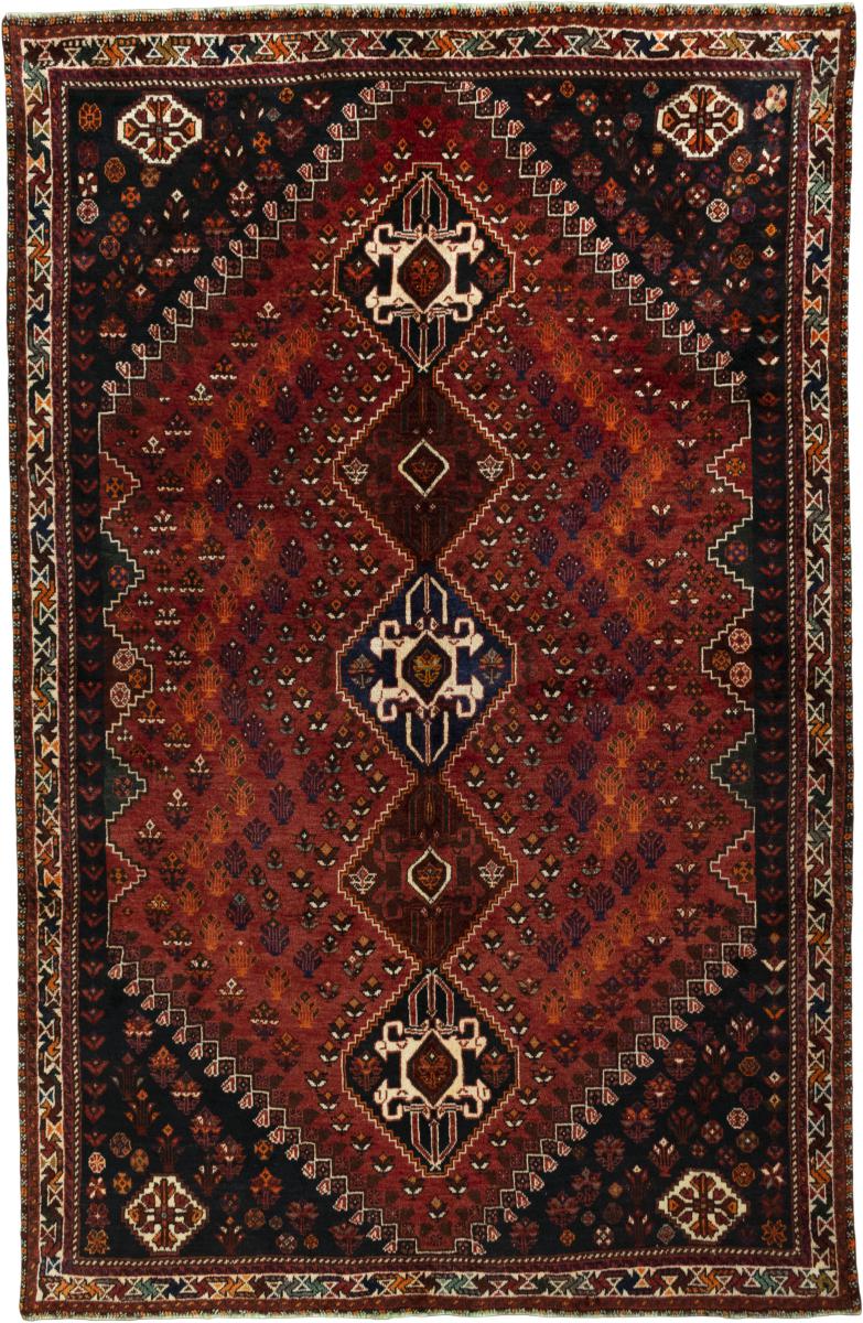 Perzisch tapijt Shiraz 277x181 277x181, Perzisch tapijt Handgeknoopte