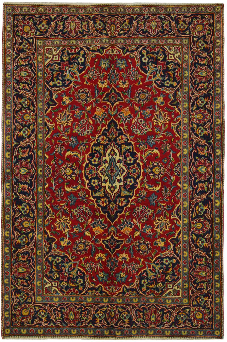 Persisk tæppe Keshan Ardekan 203x141 203x141, Persisk tæppe Knyttet i hånden