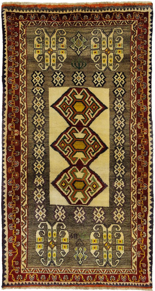 Persian Rug Ghashghai 209x110 209x110, Persian Rug Knotted by hand