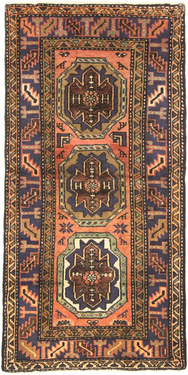 Tapete persa Sandjan 187x86 187x86, Tapete persa Atado à mão