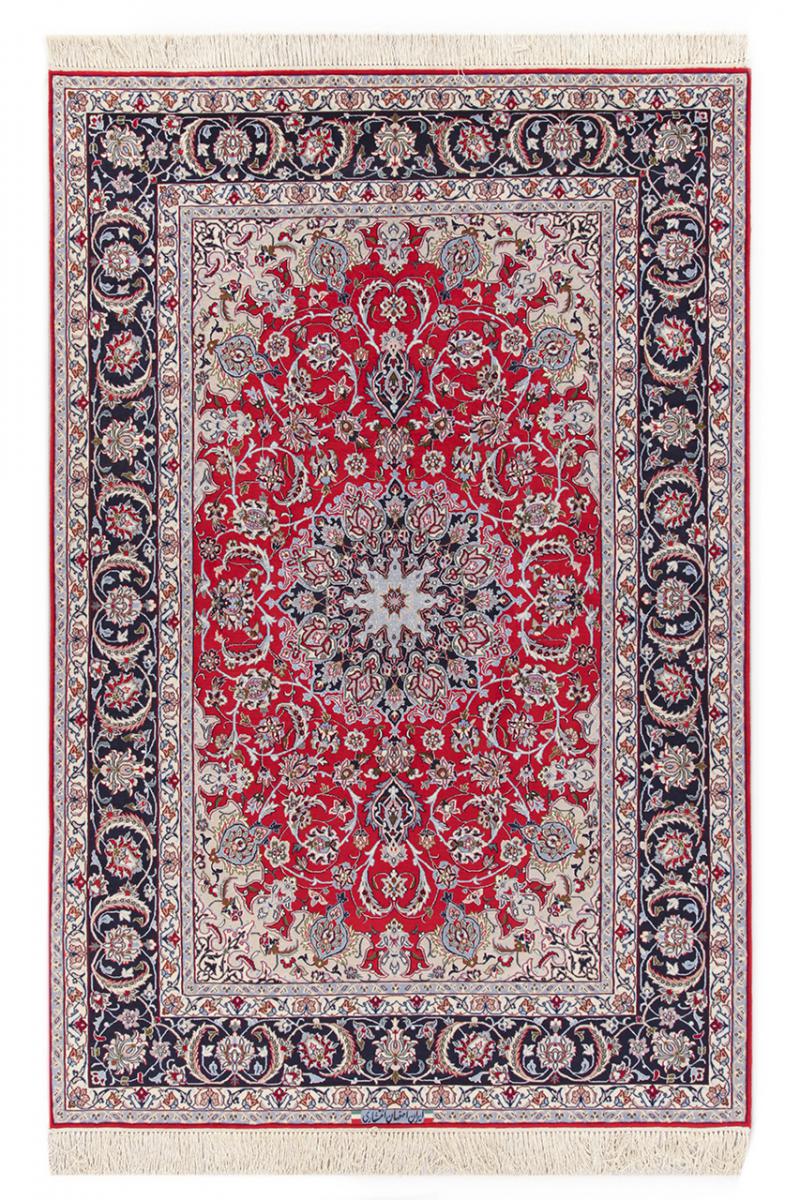 Persisk matta Isfahan Sherkat Silkesvarp 228x155 228x155, Persisk matta Knuten för hand
