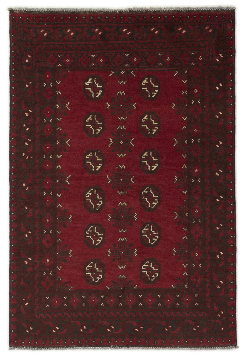 Afghansk tæppe Afghan Akhche 143x97 143x97, Persisk tæppe Knyttet i hånden
