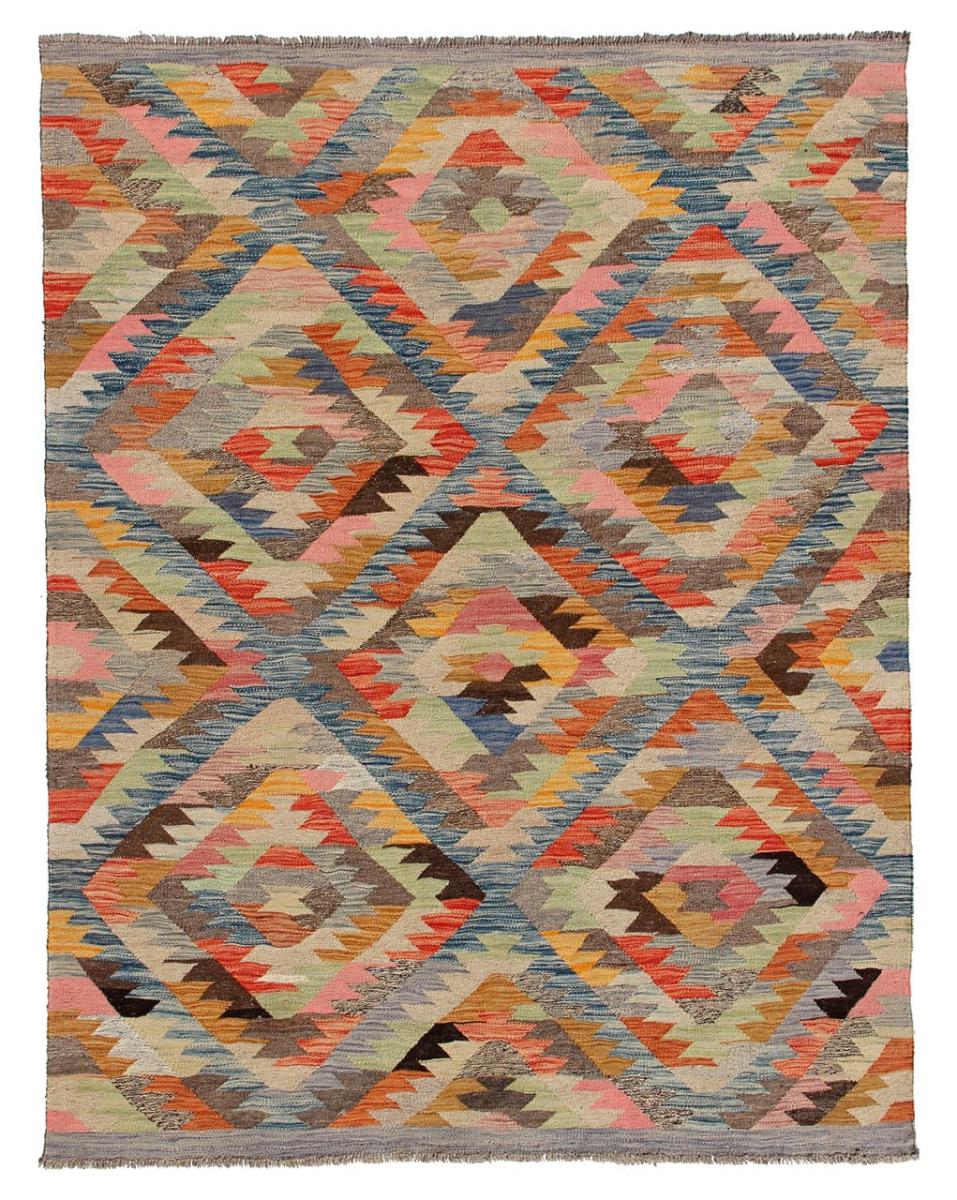 Alfombra afgana Kilim Afghan Kaudani Limited 196x145 196x145, Alfombra persa Tejido a mano