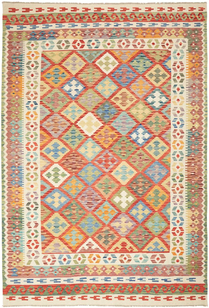 Afganistan-matto Kelim Afghan 292x201 292x201, Persialainen matto kudottu