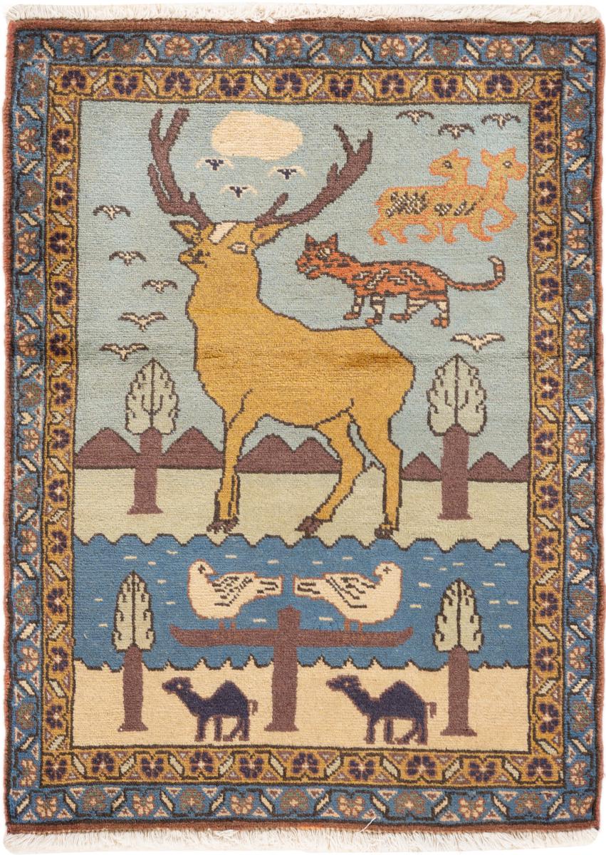 Perserteppich Ardebil 95x70 95x70, Perserteppich Handgeknüpft
