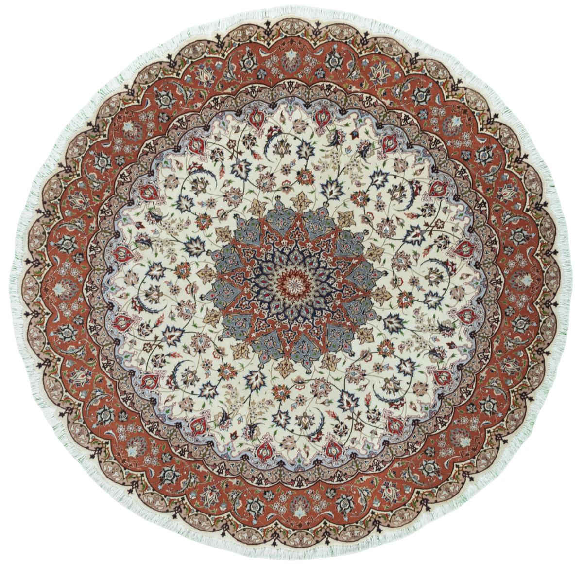 Perzisch tapijt Tabriz 50Raj 197x195 197x195, Perzisch tapijt Handgeknoopte