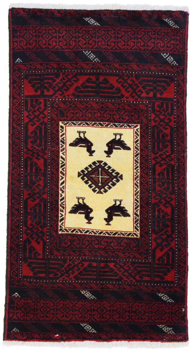 Tapete persa Balúchi 161x87 161x87, Tapete persa Atado à mão