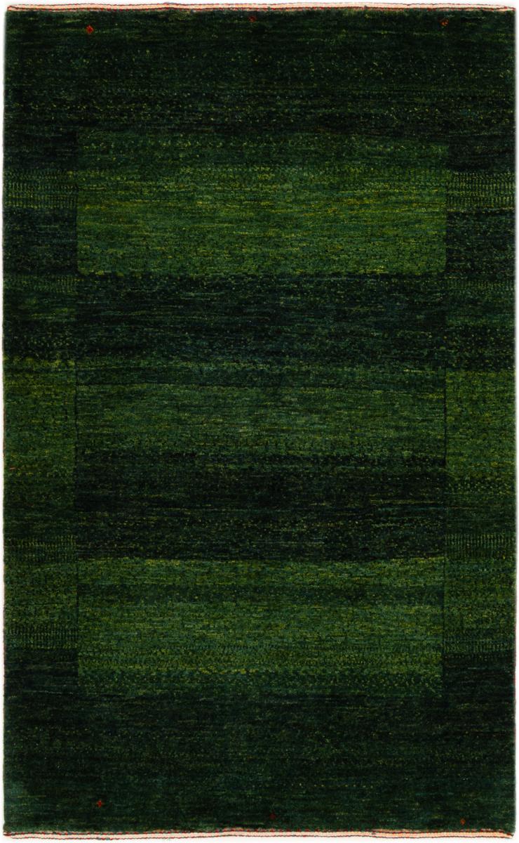 Tapis persan Persan Gabbeh Loribaft Atash 125x76 125x76, Tapis persan Noué à la main