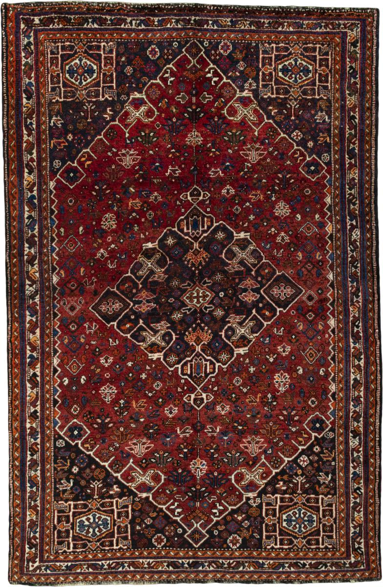 Persian Rug Shiraz 265x174 265x174, Persian Rug Knotted by hand