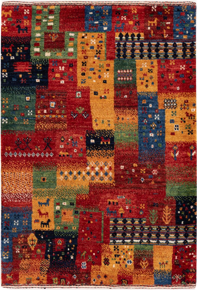 Perzisch tapijt Perzisch Gabbeh Loribaft Nowbaft 87x61 87x61, Perzisch tapijt Handgeknoopte