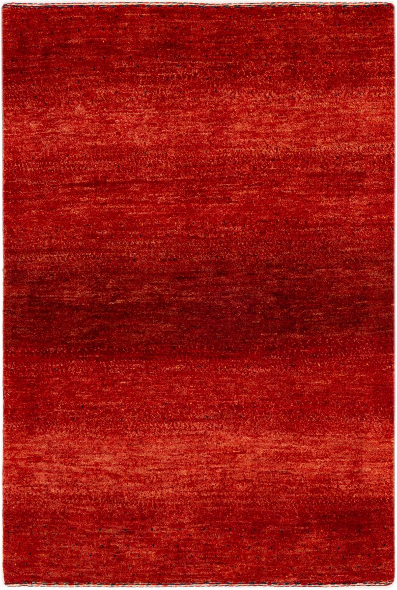 Persian Rug Persian Gabbeh Loribaft Atash 4'3"x3'0" 4'3"x3'0", Persian Rug Knotted by hand