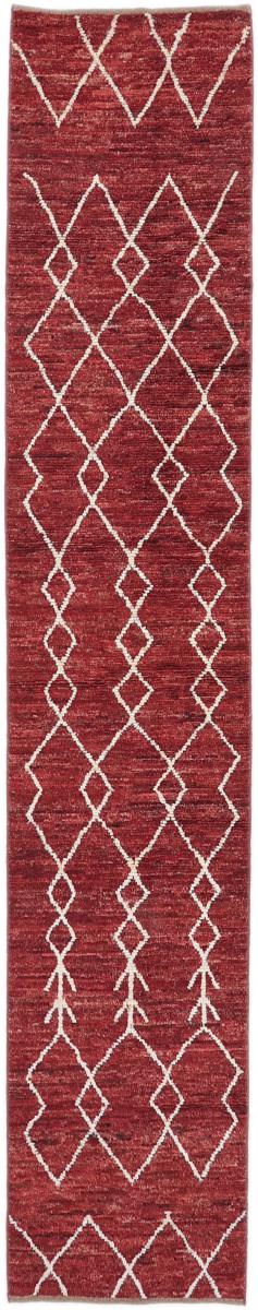 Afghan rug Berber Design 447x84 447x84, Persian Rug Knotted by hand