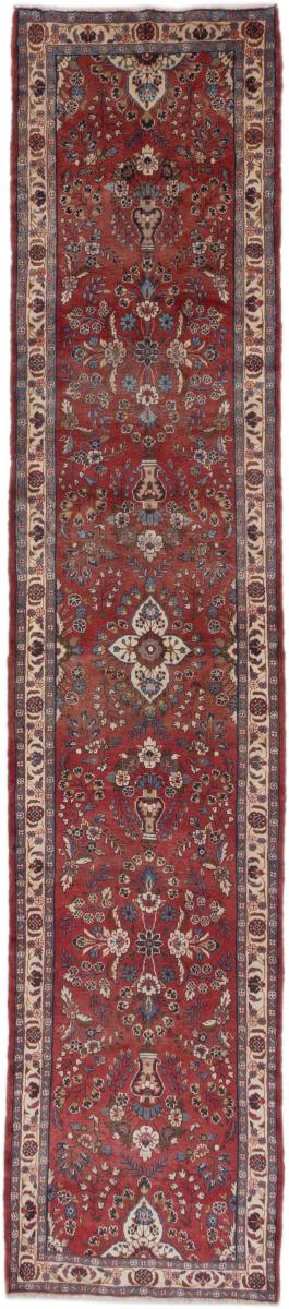 Tapis persan Rudbar 421x86 421x86, Tapis persan Noué à la main