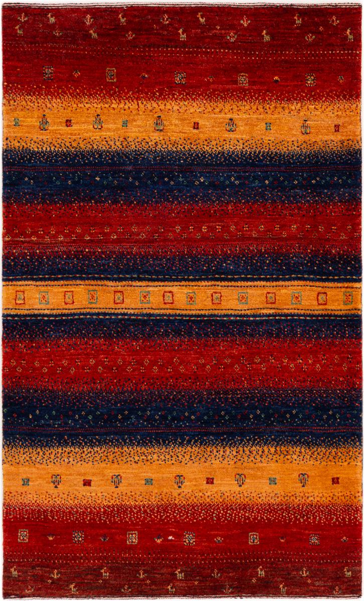 Alfombra persa Persia Gabbeh Loribaft Atash 134x79 134x79, Alfombra persa Anudado a mano