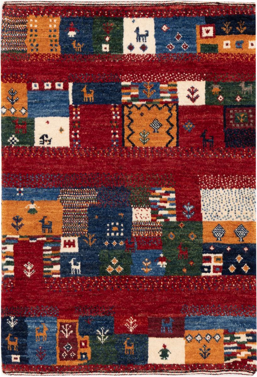 Perzisch tapijt Perzisch Gabbeh Loribaft Nowbaft 89x63 89x63, Perzisch tapijt Handgeknoopte