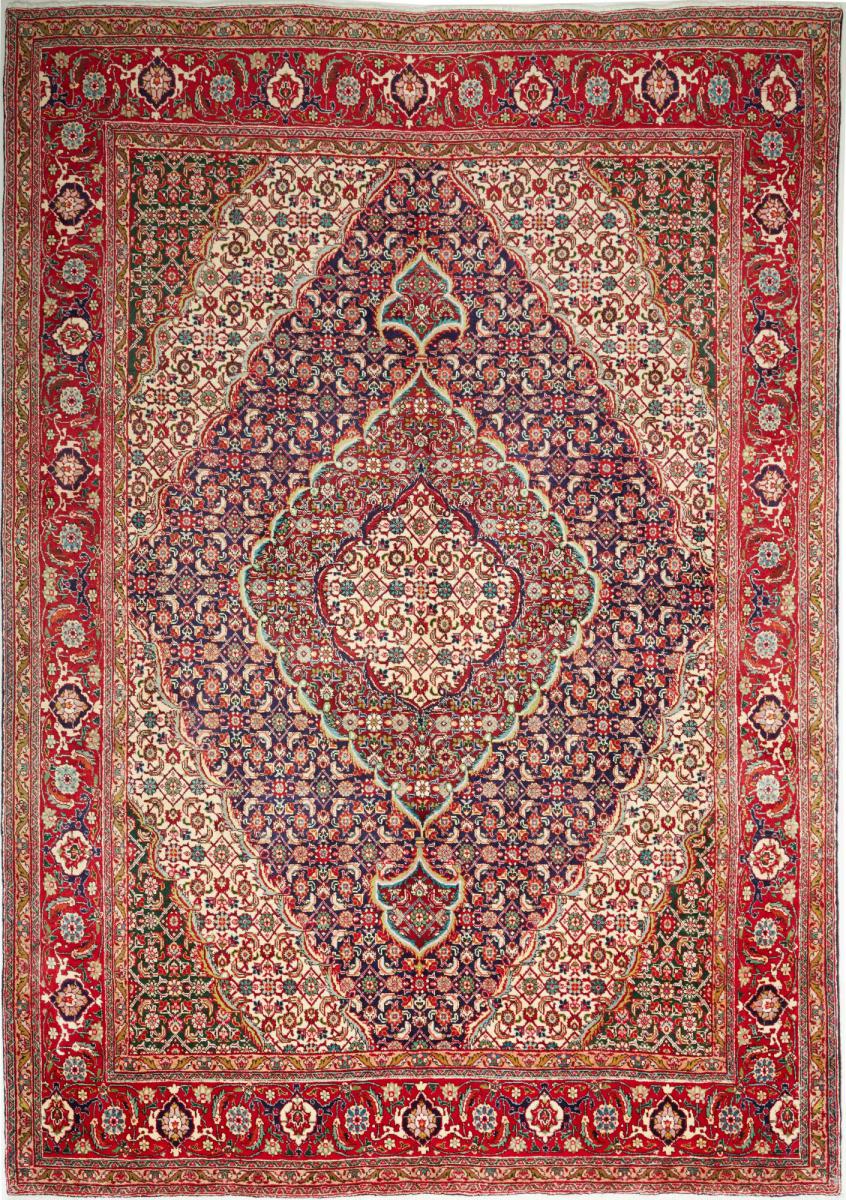 Tapete persa Tabriz 349x249 349x249, Tapete persa Atado à mão