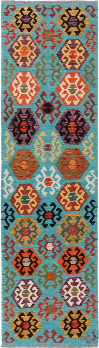 Afghansk tæppe Kelim Afghan 304x85 304x85, Persisk tæppe Håndvævet