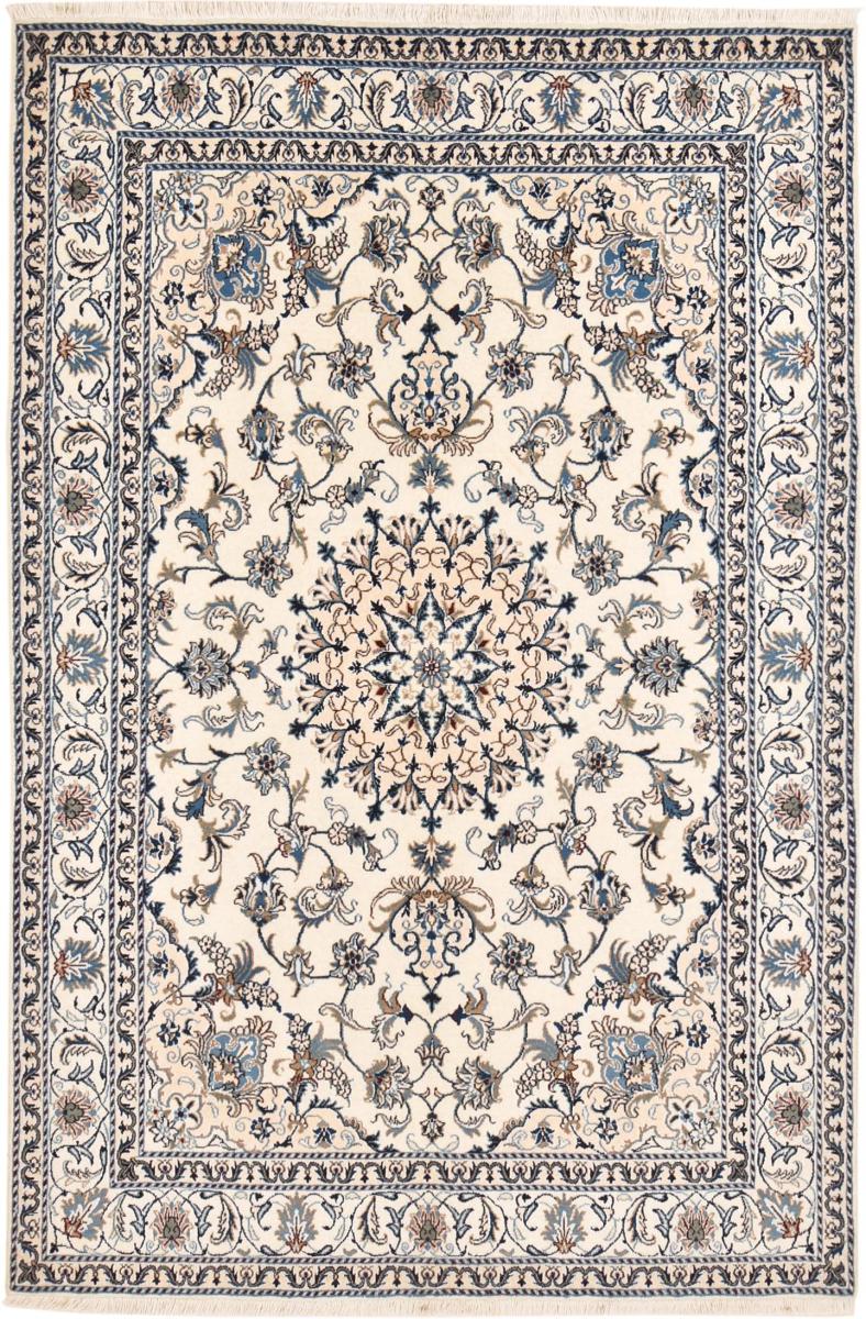 Persian Rug Nain 7'11"x5'3" 7'11"x5'3", Persian Rug Knotted by hand