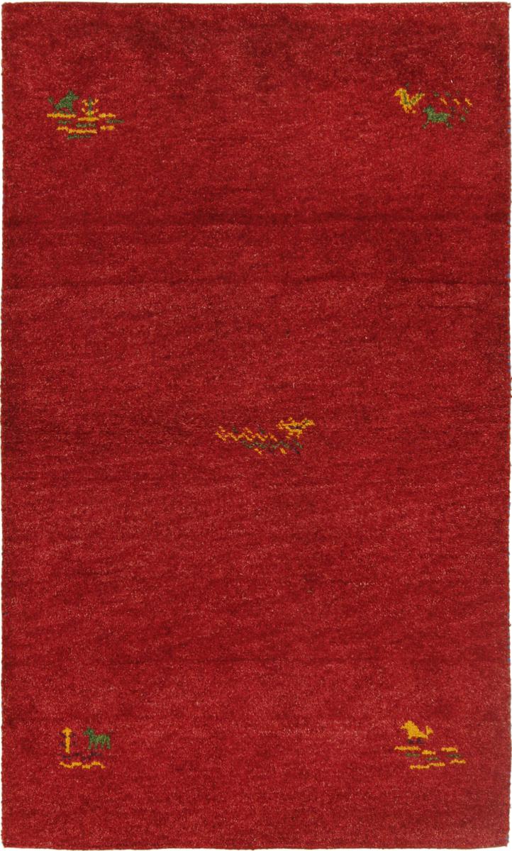 Alfombra india Gabbeh 127x92 127x92, Alfombra persa Anudado a mano