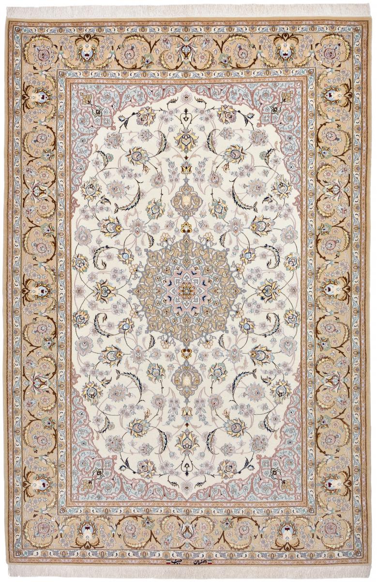 Covor persan Isfahan Urzeală de Mătase 239x164 239x164, Covor persan Înnodat manual