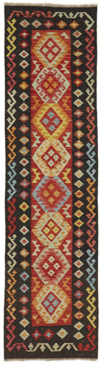 Tapete afegão Kilim Afegão 296x79 296x79, Tapete persa Tecido à mão